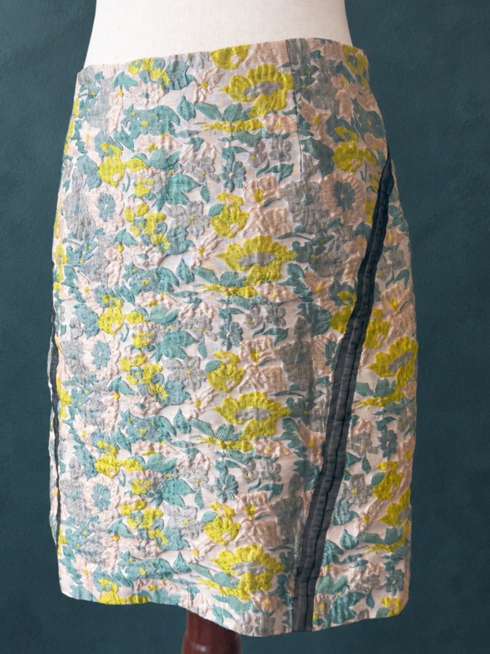 Opening Ceremony Floral Embroidered Mini Skirt